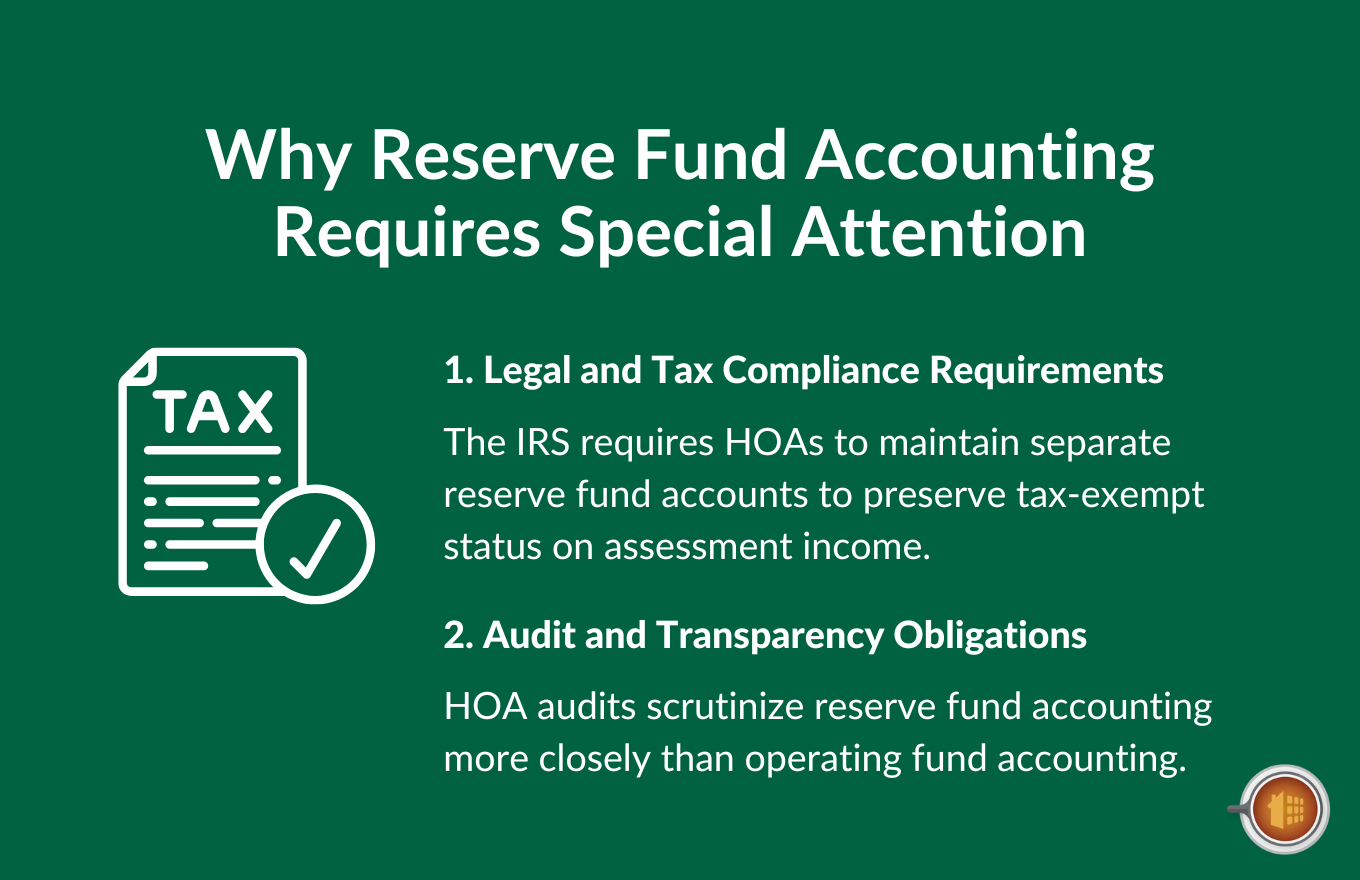 WHY RESERVE FUND ACCOUNTING REQUIRES SPECIAL ATTENTION