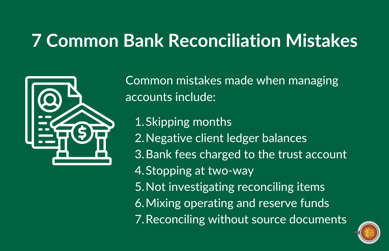 BANK RECONCILIATION FOR PROPERTY MANAGERS