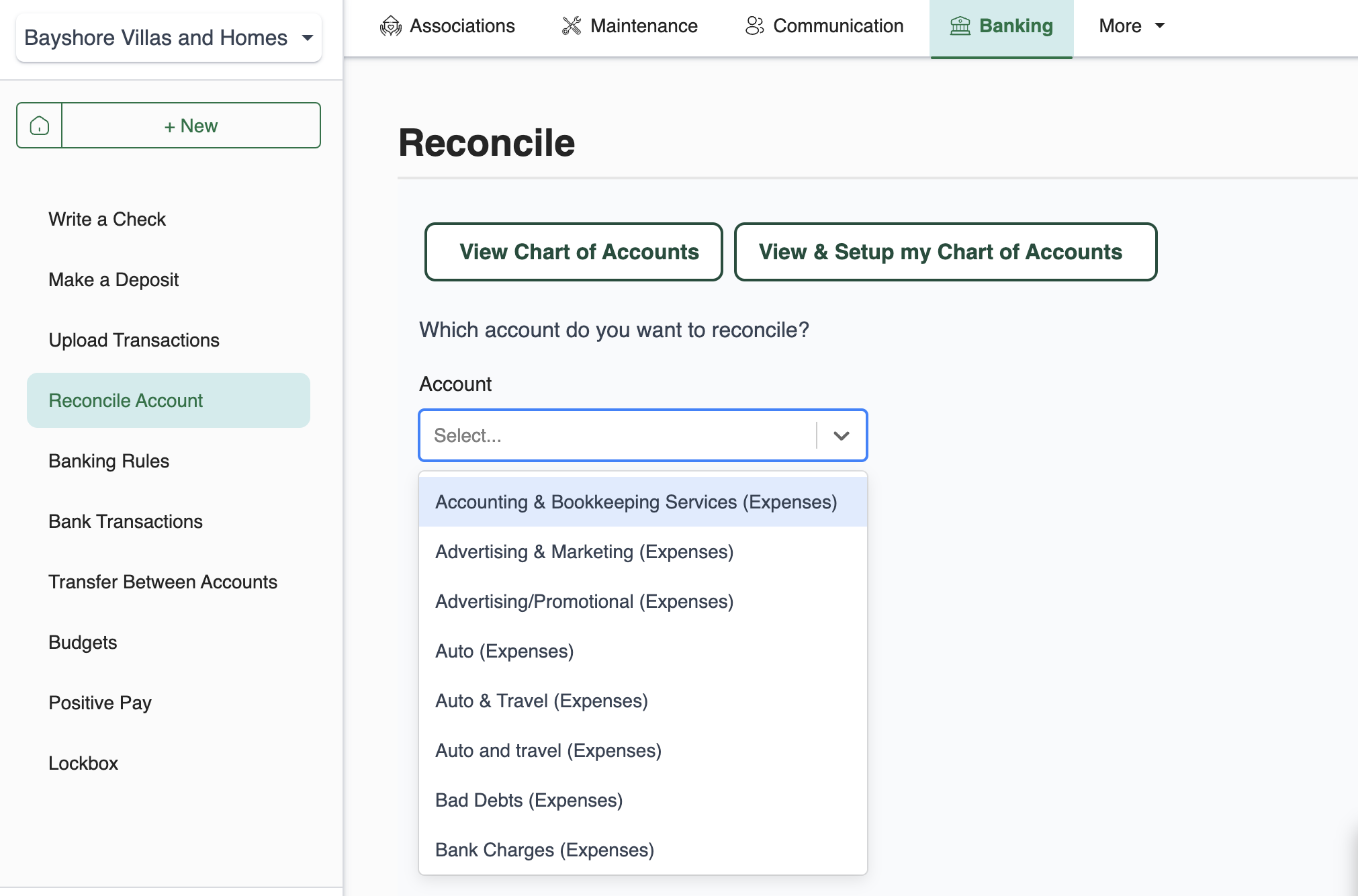 BANK RECONCILIATIOn FEATURES MOCHA