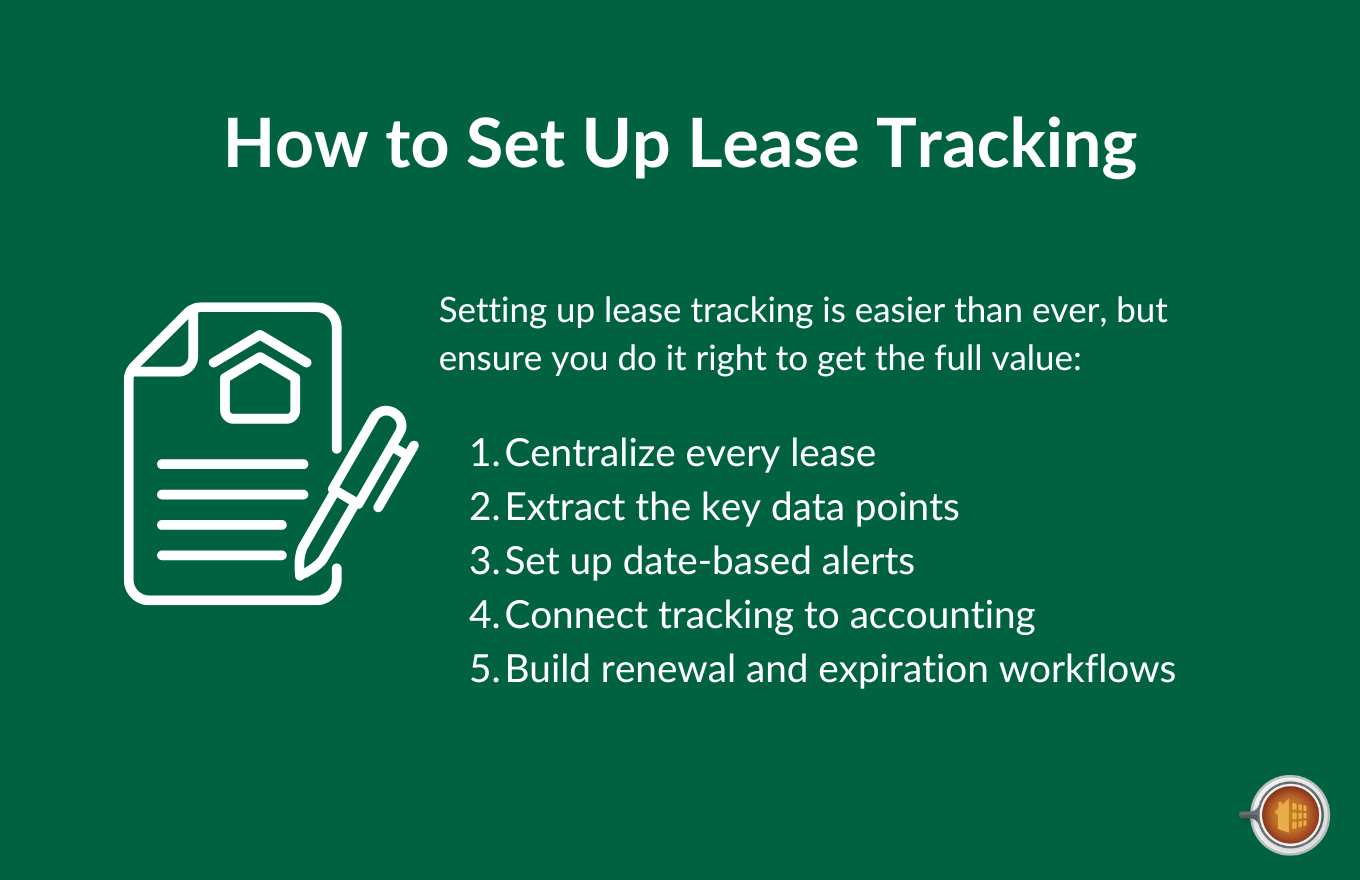 HOW TO SET UP LEASE TRACKING MOCHA MANAGE