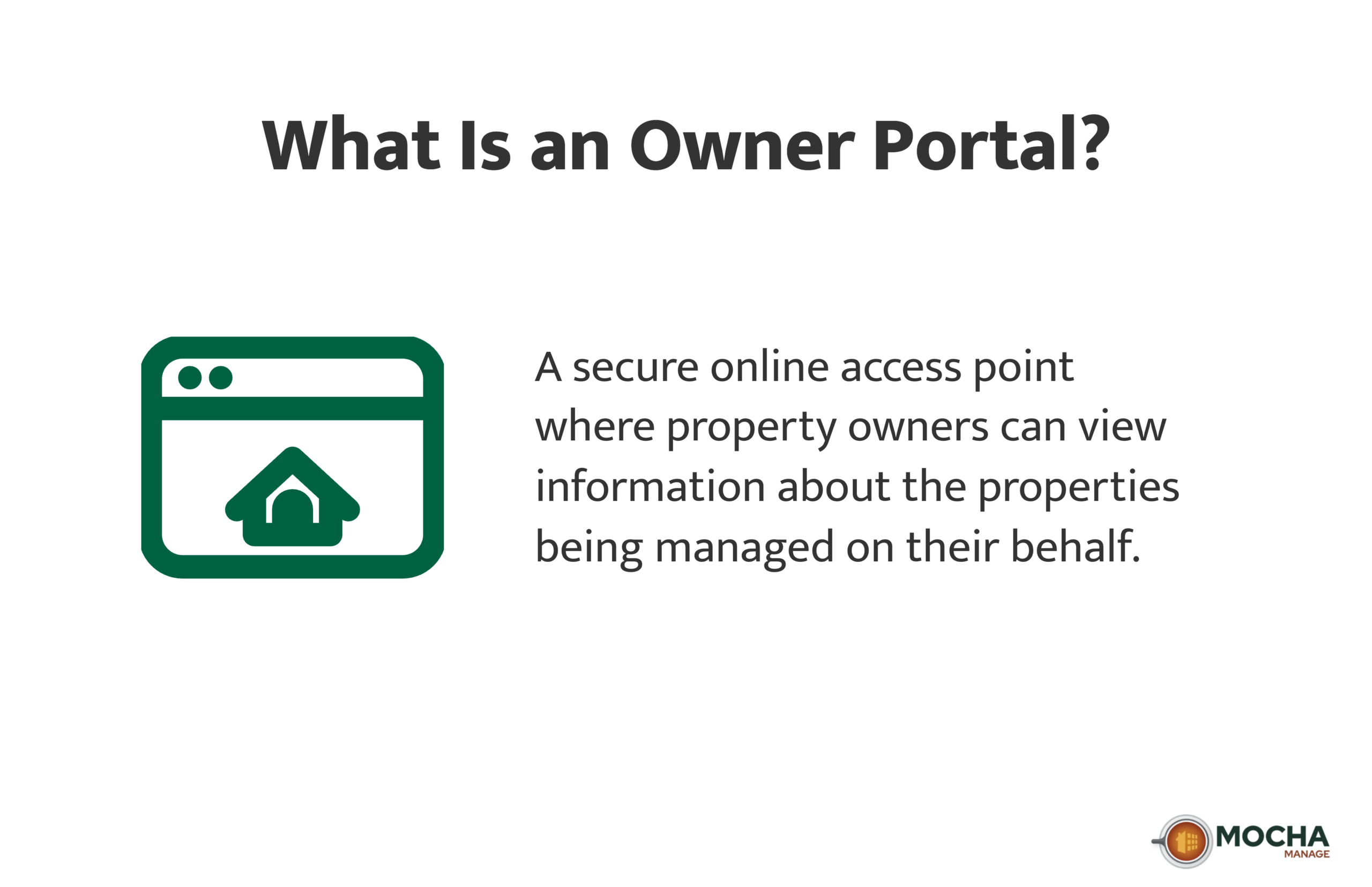 WHAT IS A PROPERTY MANAGEMENT OWNER PORTAL MOCHA