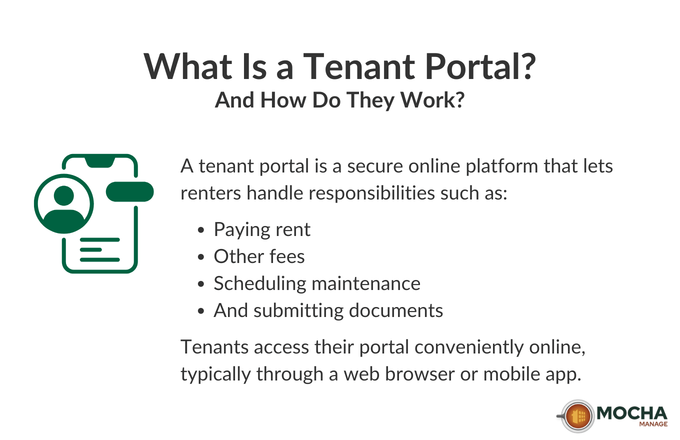 WHAT IS A TENANT PORTAL MOCHA MANAGE