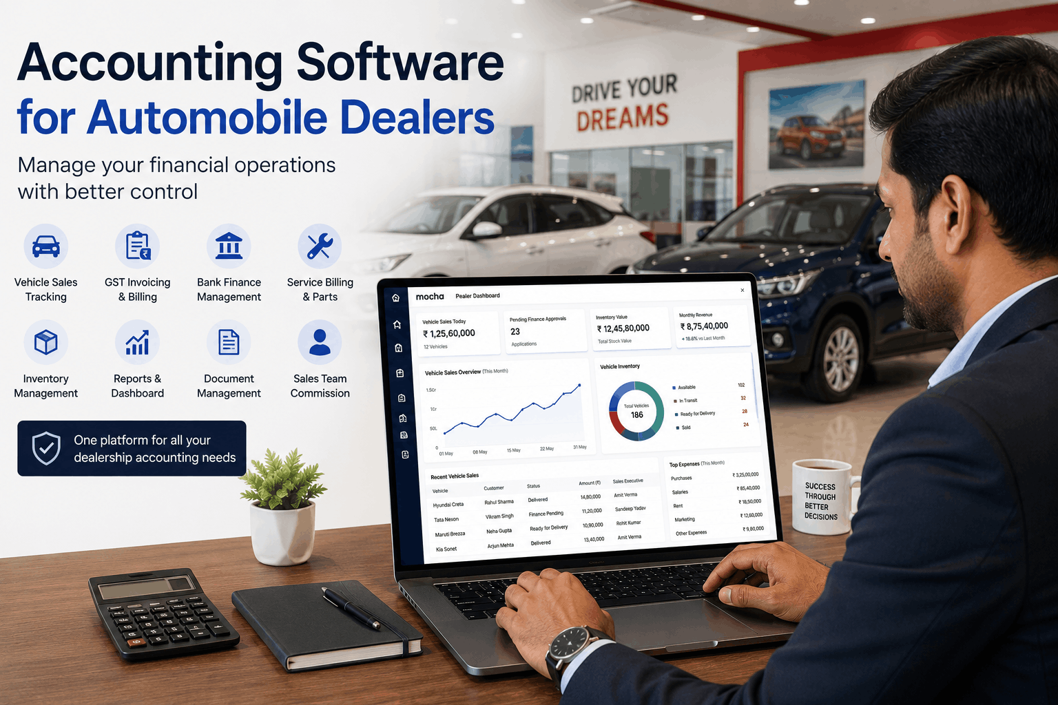 Accounting software for automobile dealers: Manage your financial operations with better control